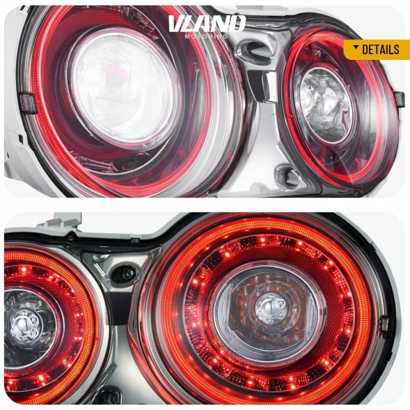 VLAND LDNI14 270091-2 MHM Комплект задніх ліхтарів Vland Led Neon Tuning Lift-look Nissan GTr GT-r r35 2008-2025