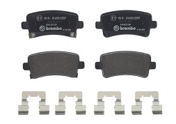 P59059 BREMBO Комплект гальмівних колодок з 4 шт дисків