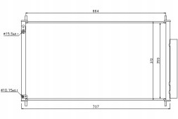 Nissens PRO/940340 NIS Конденсатор кондиціонера honda civic ix 1.6d/1.8 02. + Помічник зіткнення #34