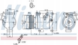 Nissens 890045 Компресор кондиціонера nissens 890045