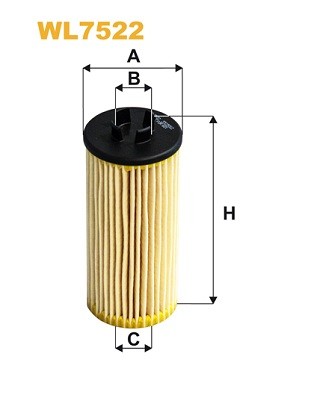 WL7522 WIX FILTERS Фільтр оливи