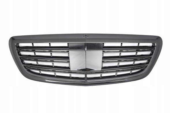 Китай 13223 Решітка радіатора (муляж) Mercedes S-Class W222 AMG Style, чорний глянець