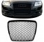 AD ADGRA6C6RSB Муляж решітки Audi A6 C6 4F 2008-11 чорний глянець соти RS look!