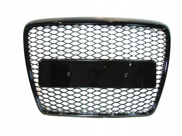 AD ADGRA6C6RSB Муляж решітки Audi A6 C6 4F 2008-11 чорний глянець соти RS look!