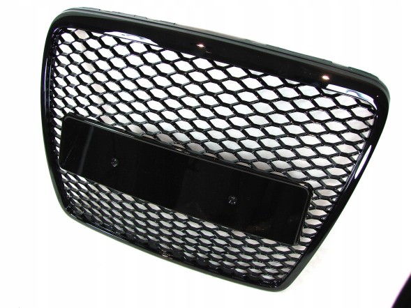 AD ADGRA6C6RSB Муляж решітки Audi A6 C6 4F 2008-11 чорний глянець соти RS look!