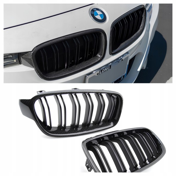 Китай 13190 Карбонова решітка BMW F30 F31 M3 Style