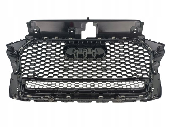 PA 8V3853651AA PLASTER MIODU SILVER РЕШІТКА РАДІАТОРА AUDI A3 8V LIFT 2016 2017 2018 2019 2020 ДИЗАЙН RS3 СОТОВИЙ