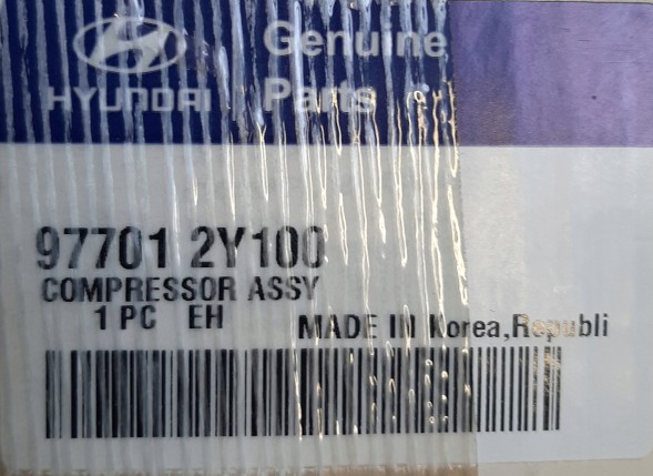 OEM 977012Y100 97701-2Y100 КОМПРЕСОР HYUNDAI IX35 KIA SPORTAGE 1.7 CRDI 10-14