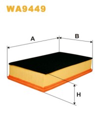 WA9449 WIX FILTERS Фільтр повітряний