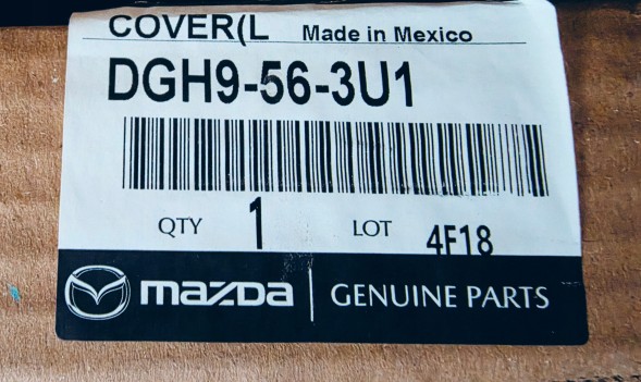 Mazda OE DGH9563U1 ЗАХИСТ ДНИЩА ЗАДНІЙ ЛІВИЙ MAZDA CX-30 НОВИЙ OE