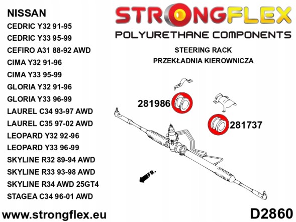 Strongflex 5902553521849 Комплект підвіски R32 AWD SPORT - Nissan Skyline