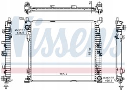 Nissens 67188 Радіатор, система охолодження двигуна nissens 67188