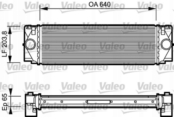 Valeo 817994 Інтеркулер mercedes sprinter 06-10 2.2/3.0cdi