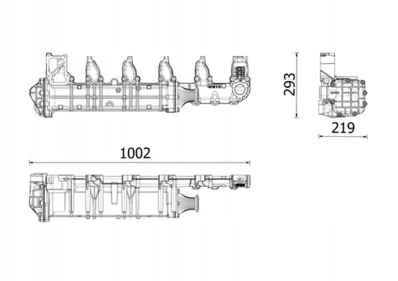 Mahle CE 51 000P Охолоджувач вихлопних газів ce 51 000p mahle