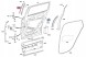Mercedes-Benz OE A2477320100.A 247 732 01 00.A2477323701.A 247 732 37 01. ДВЕРНА ПЛАНКА ЛІВА ЗАДНЯ A2477320100 MERCEDES EQB X243 W243 GLB X247