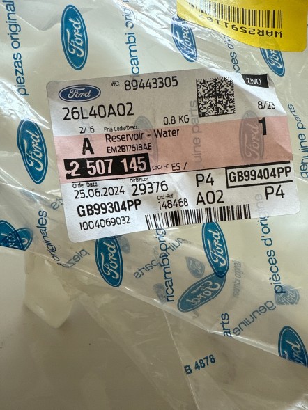 Ford OE EM2B-17618-AE Бак омивача s-max / galaxy 20- _ 2507145