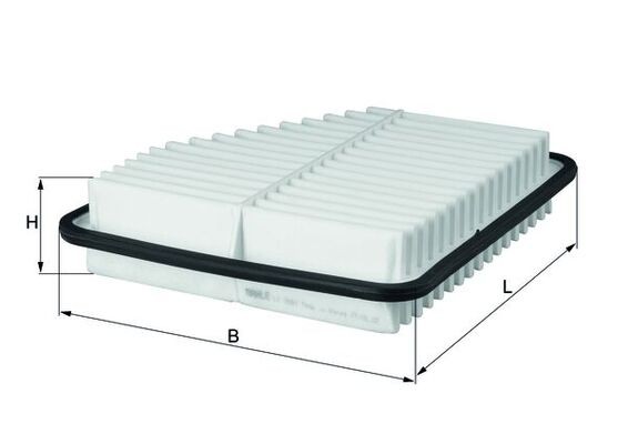 LX2681 MAHLE ORIGINAL Фільтри забору повітря