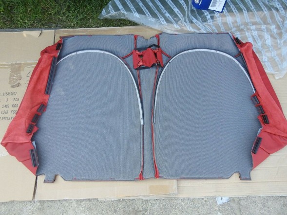 Fiat OE 71753731 Диван червоний шкіряний Fiat 500 C 07-12