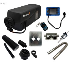 Celcjusz CEL4504 Автономний обігрівач Дизельний BearCool 5kW 12V - Комплект + пульт + Bluetooth