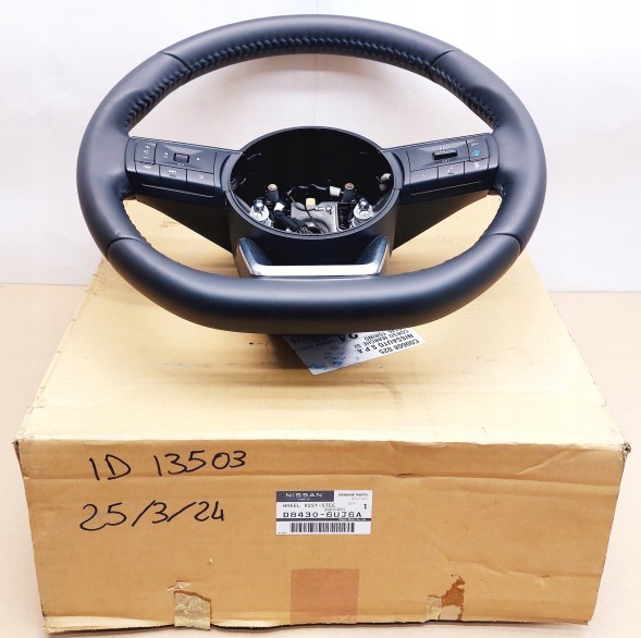 Nissan OE 609581499 ОРИГІНАЛ NISSAN КЕРМО МУЛЬТИФУНКЦІОНАЛЬНА ШКІРА D8430-6UJ6A NISSAN QASHQAI