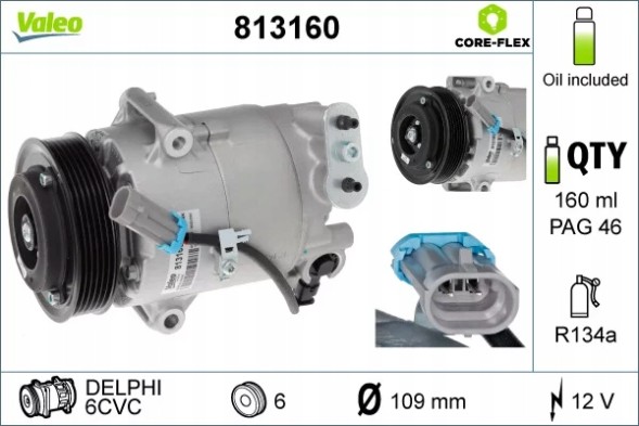 Valeo 813160 Спрезер кондиціонера - valeo 813160