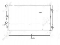 NRF 59056 Охолоджувач води 59056 nrf seat vw ibiza