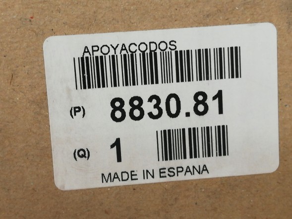 Citroen OE 8830.81 Підлокітник ПРАВИЙ XSARA PICASSO BERLINGO 883081