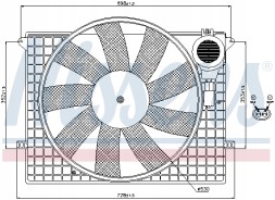 Nissens 85401 Вентилятор, охолодження двигуна nissens 85401