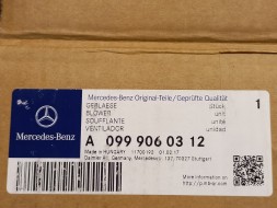 Mercedes-Benz OE A0999060312 A0999060312 нова оригінальна повітродувка вентилятор mercedes glc x253 205 213