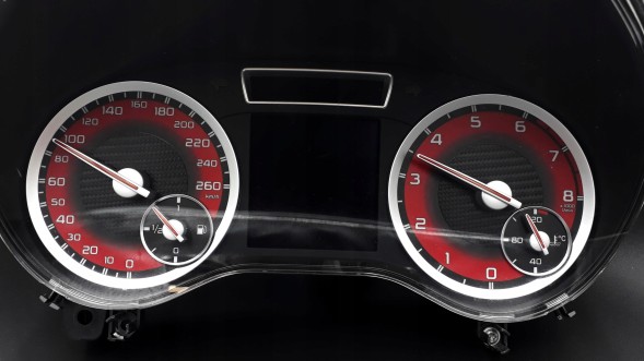 Moman 0089688088357 Mercedes GLE GLS Custom Red Carbon Циферблати спідометра