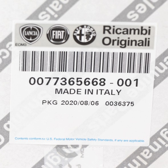 Fiat OE Комплект кондиціонера Fiat OE 77365668 7720429OE