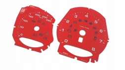 Moman 0089688089293 На одометрі Porsche Cayman RED циферблати годинника показують MPH KMH