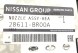Nissan OE Nissan заводська комплектація 28611-BR00A spryskiwacz reflektorów P