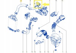 Пропарц Кравчик PP 01 0969 RURA TURBO PRZEWÓD TURBINY INTERCOOLERA DACIA JOGGER LOGAN SANDERO MITSUBISHI ASX RENAULT CAPTUR CLIO 1.0 144601956R 144600444R MQ000061 Шланг турбо dacia mitsubishi renault 1.0 tce 144601956r 144600444r mq000061