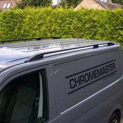 CHROMEMASTER CHR-ER033B Релінги на дах для Volkswagen Caddy III 2K L1 | SWB 2003-2010 Чорний ШОРТ
