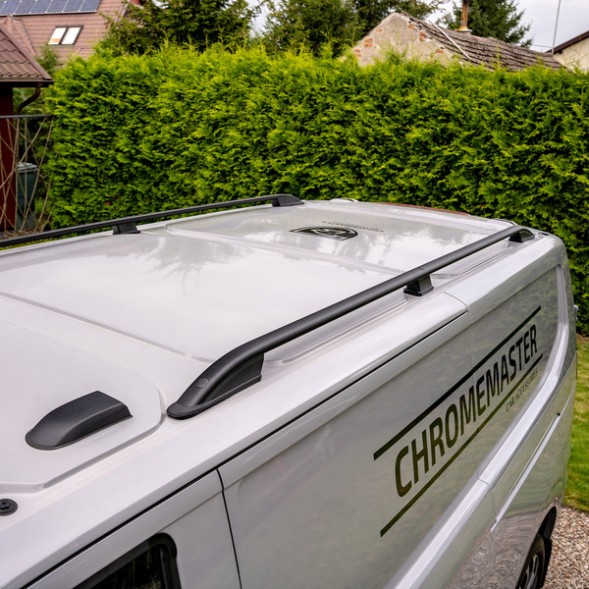 CHROMEMASTER CHR-ER033B Релінги на дах для Volkswagen Caddy III 2K L1 | SWB 2003-2010 Чорний ШОРТ