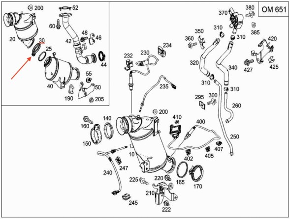 Mercedes-Benz OE NOWA ORYGINALNA OBEJMA OPASKA RURY WYDECHOWEJ MERCEDES-BENZ OE A0029954702 НОВА ОРИГІНАЛЬНА ОБОЙМА ПОВ'ЯЗКИ ВИХЛОПНОЇ ТРУБИ MERCEDES-BENZ OE A0029954702