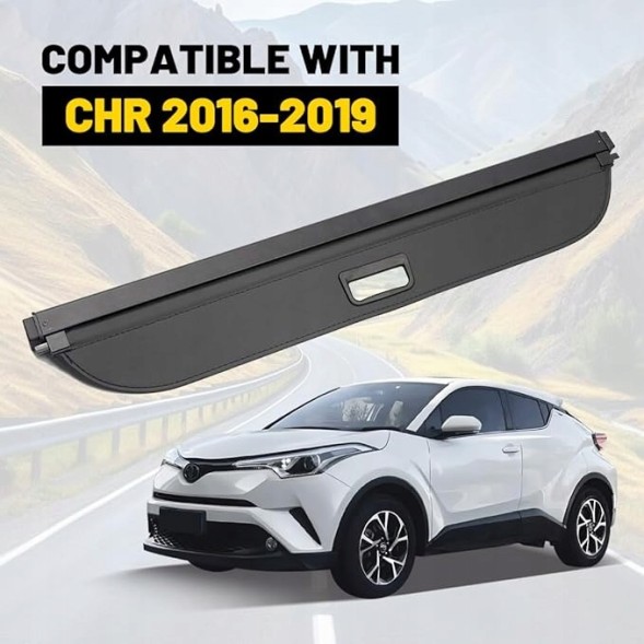 BB B07WZJXZN1 Захисна шторка багажника, кришка багажного відділення Cargo Cover Toyota CHR 2016/2019