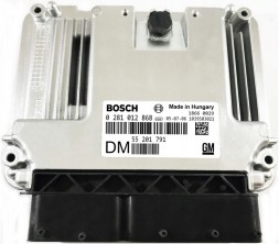 Opel OE Блок Управління Двигуном (ECU) 0281012868 55201791 DM Opel Bosch