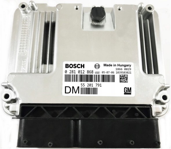 Opel OE Блок Управління Двигуном (ECU) 0281012868 55201791 DM Opel Bosch