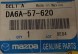 Mazda OE Пряжка ременя безпеки права передня -Mazda 2 DJ DA6A57620