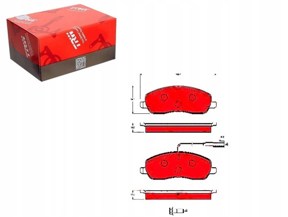 TRW PRO/GDB1627 TRW Гальмівні колодки lancia thesis 3.0 07.02-07.09 trw + асистент зіткнення #34