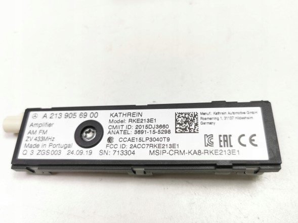Mercedes-Benz OE A2139056900 OE Підсилювач антени Задня панель Верхні двері Mercedes-Benz E300 A2139056900