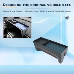 AD BRAKE B0GRGV376N ДВОСЕРЕДОВИЩНИЙ ОРГАНАЙЗЕР ДЛЯ КОНСОЛІ SMART #1 #3 EV ABS ДЛЯ ЗБЕРІГАННЯ