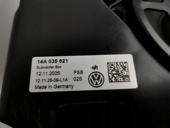 Volkswagen OE 14A035621, DWP537136OE Сабвуфер динамік басів низькочастотний VW ID.7 14A035621