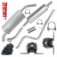 Ferroz FRZ-M7G16E0Z7X7M8E2 Комплект глушників peugeot 207 207 cc 2006-2015 1.6i хетчбек