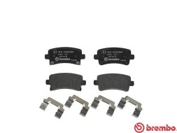 P59060 BREMBO Комплект гальмівних колодок з 4 шт дисків