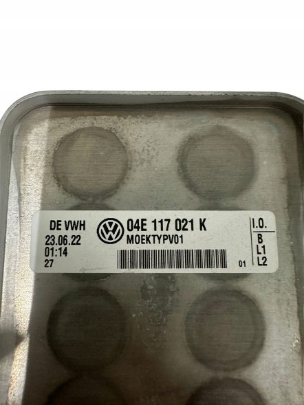 Volkswagen OE 04E117021K 04E 117 021 K glp Охолоджувач масла 1.5 tsi vw audi skoda 04e117021k розбирання 0 к.С.