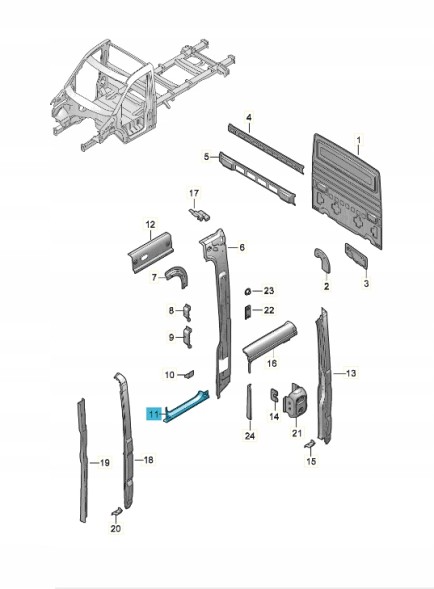 Volkswagen OE 7CA810048 поріг ASO VW