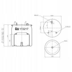 Febi Bilstein 172217 Сильфон, кондиціонер